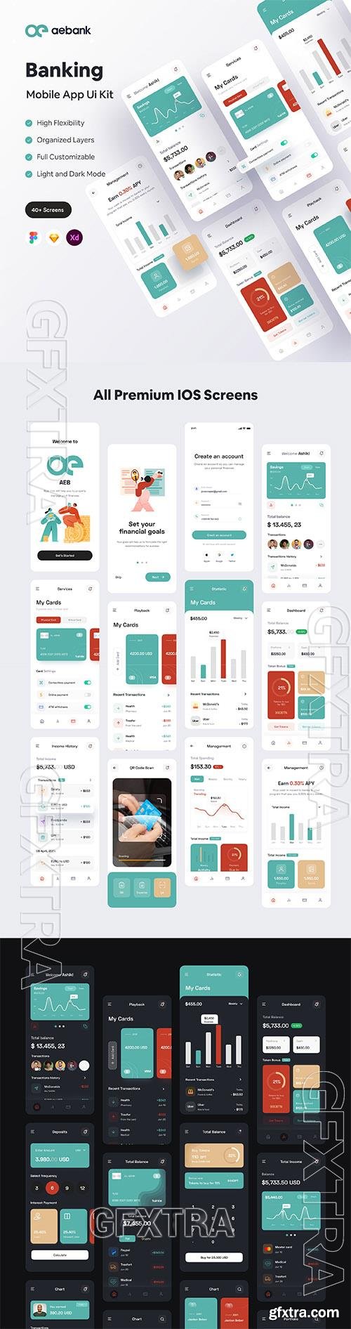 FinTech Mobile App UI KIT