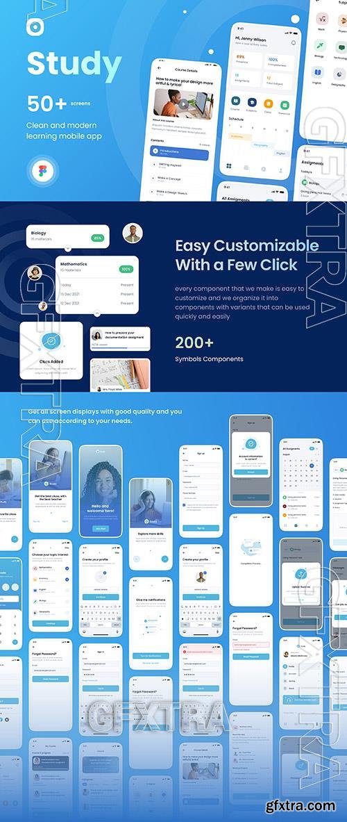 Study - eLearning App UI Kits