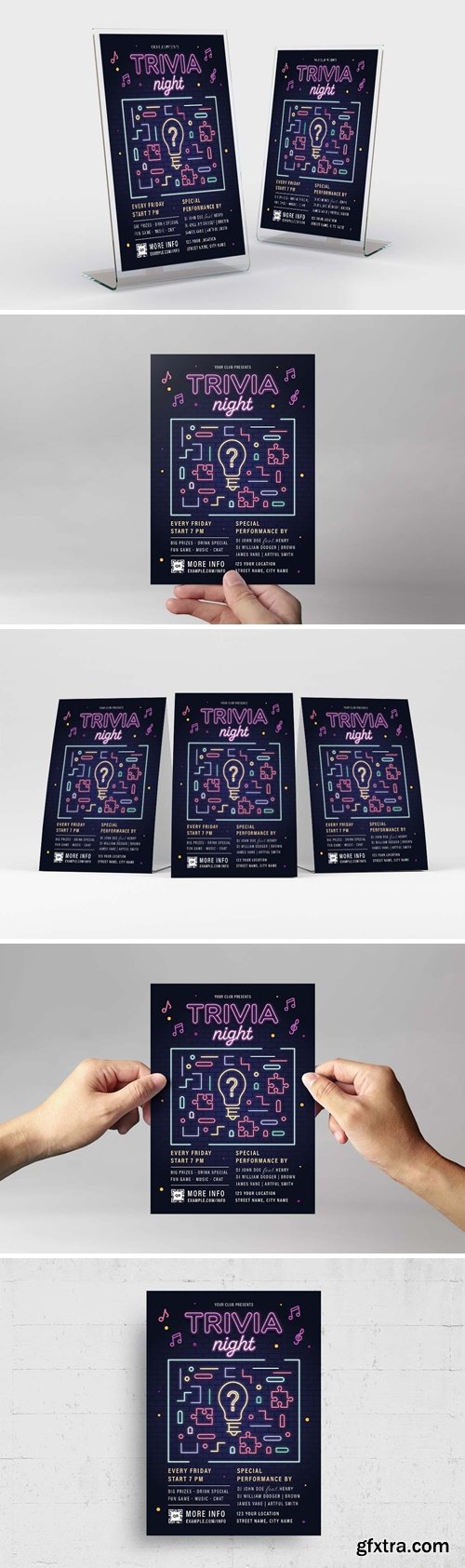 Trivia Quiz Night Flyer Template