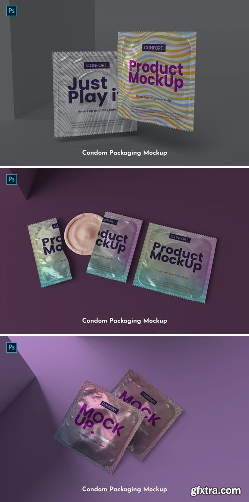 Condom Packaging mockup