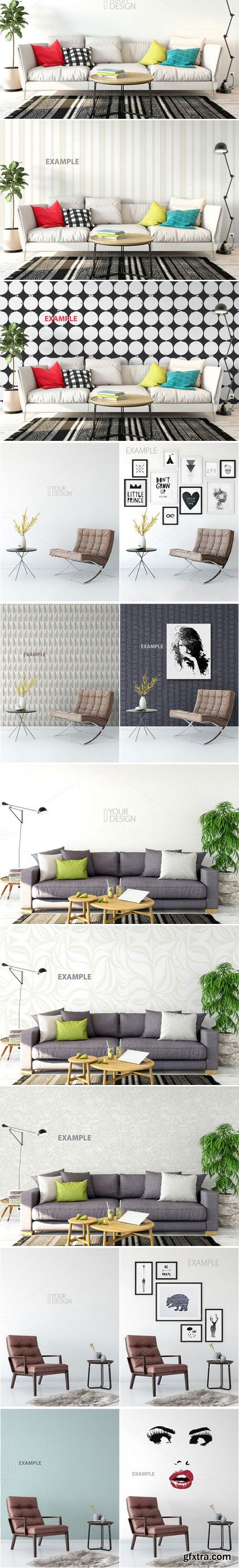 Wall Mockup - Bundle Vol. 1