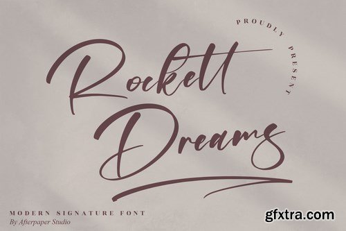 Rocket Dreams Modern Signature Font