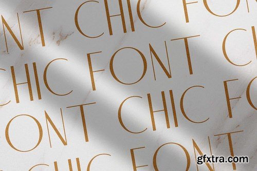 Chic Sans Serif typeface
