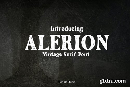 Alerion - Vintage Serif Font