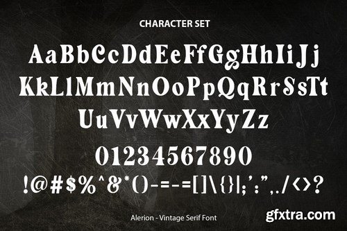 Alerion - Vintage Serif Font