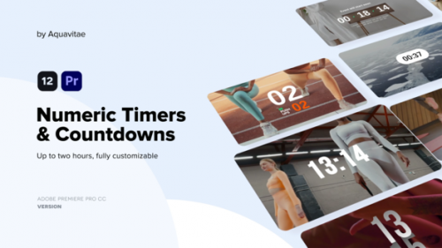 Videohive - Numeric Timers & Countdowns l MOGRT for Premiere Pro - 37263582 - 37263582