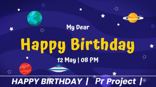 Videohive - Happy Birthday Cosmic | MOGRT - 37304557 - 37304557