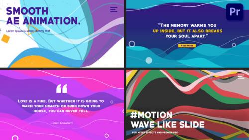 Videohive - Wave-like Slides: Quote titles [Premiere Pro] - 37304786 - 37304786