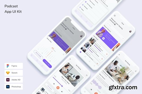 Podcast App UI Kit