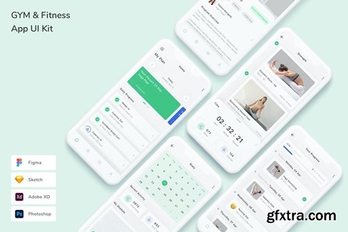 GYM & Fitness App UI Kit