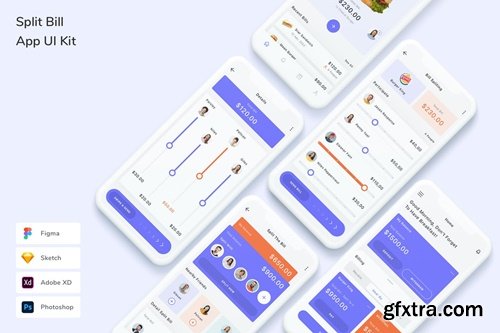 Split Bill App UI Kit