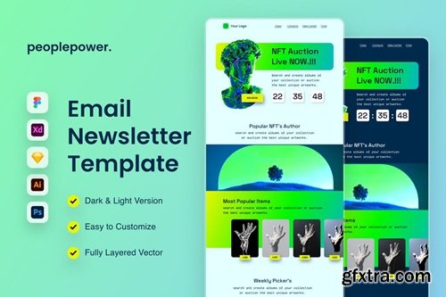 NFT Market Email Newsletter Template