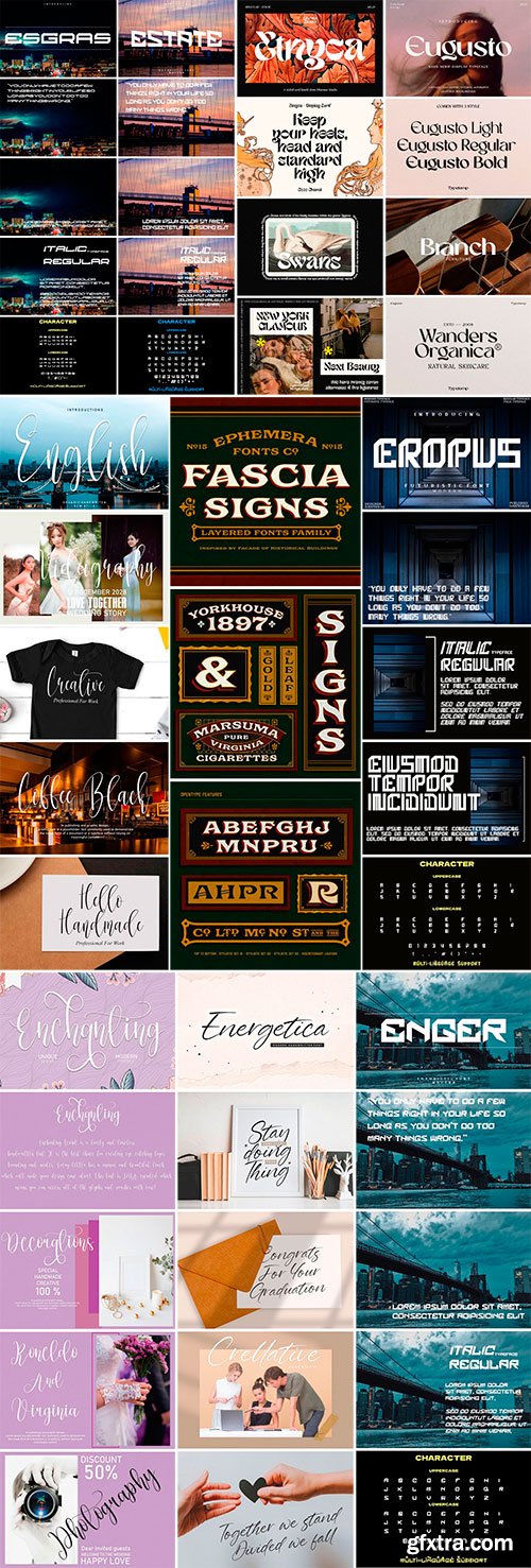 My Mix Fonts Bundle 54