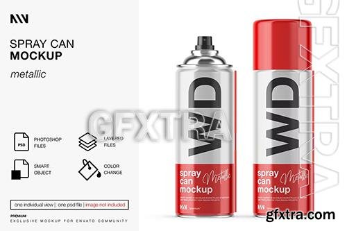 Spray Can Mockup 896BU2H