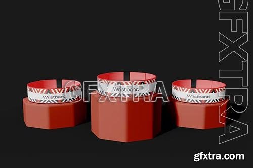 Silicone Wristbands Mockup VXHXVPU