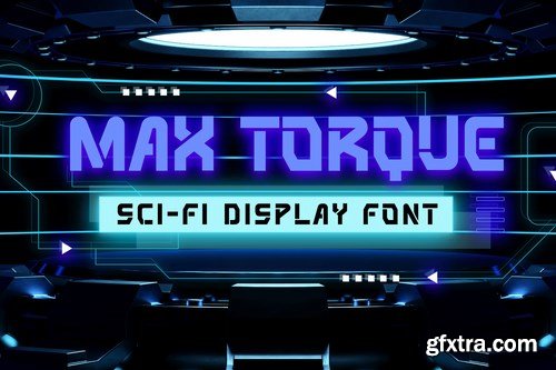 Max Torque - Futuristic Techno Font