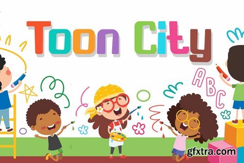 Toon City - Kids Font