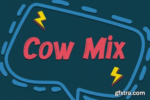 Cow Mix - Fun Display Font