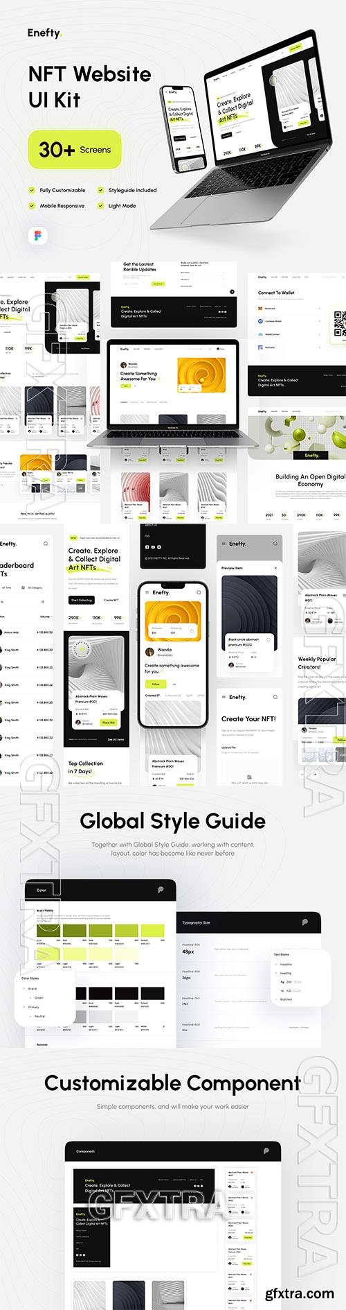 Enefty - NFT Website UI Kit