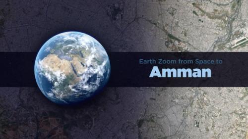 Videohive - Amman (Jordan) Earth Zoom to the City from Space - 37334577 - 37334577