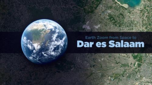 Videohive - Dar es Salaam (Tanzania) Earth Zoom to the City from Space - 37334578 - 37334578