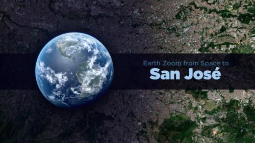 Videohive - San José (Costa Rica) Earth Zoom to the City from Space - 37334579 - 37334579