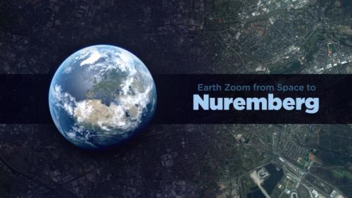 Videohive - Nürnberg (Germany) Earth Zoom to the City from Space - 37334584 - 37334584