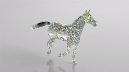 Videohive - The Diamond Horse is Running - 37335449 - 37335449