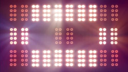 Videohive - 8k Warm Light Pannel Pattern - 37243896 - 37243896