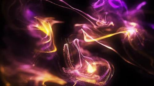 Videohive - Warm Colorful Particles Background Loop - 37251636 - 37251636