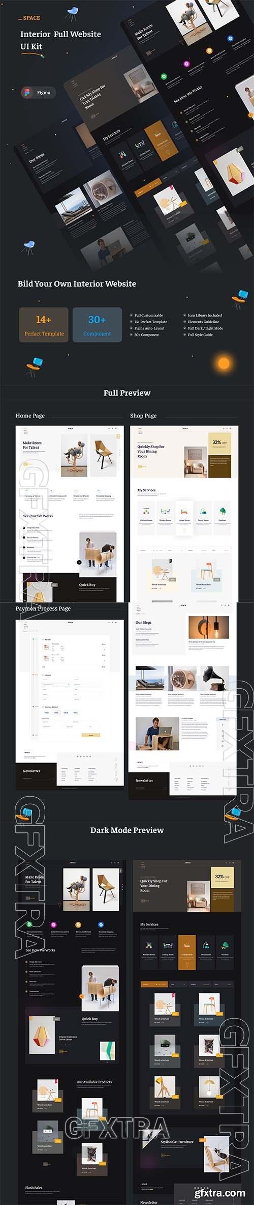 Intirior Architecture web ui kit 