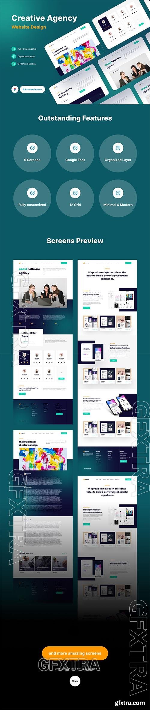 Creative Agency - Website Design UI-Kit