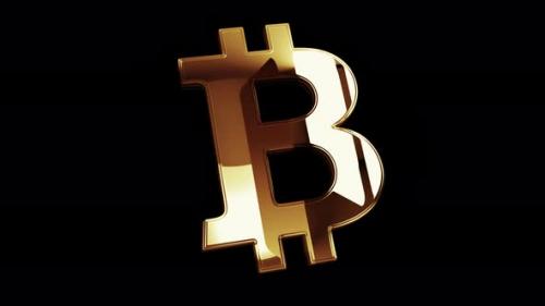 Videohive - Bitcoin blockchain crypto currency symbol digital concept - 37333831 - 37333831