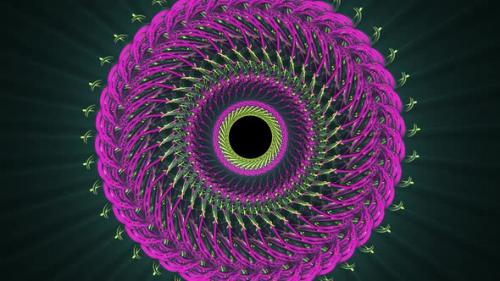 Videohive - 3d purple mandala pattern - 37342287 - 37342287