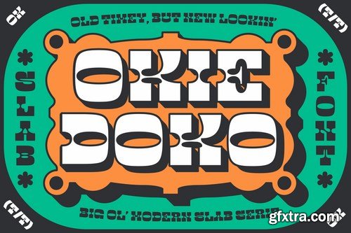 Okie Doko Western Slab Font