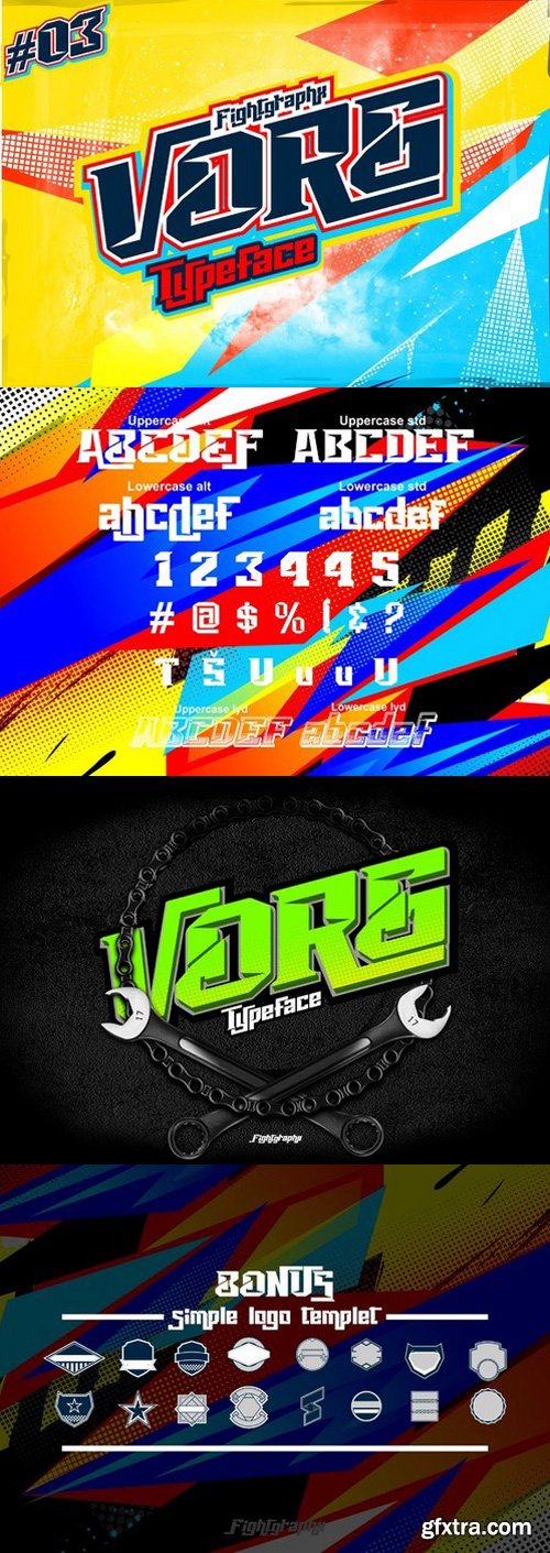 Vorg typeface