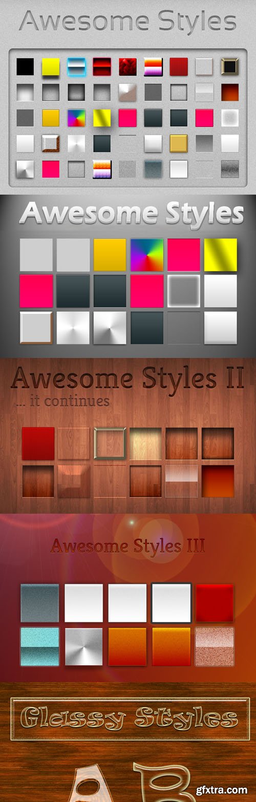 Awesome Photoshop Styles Collection