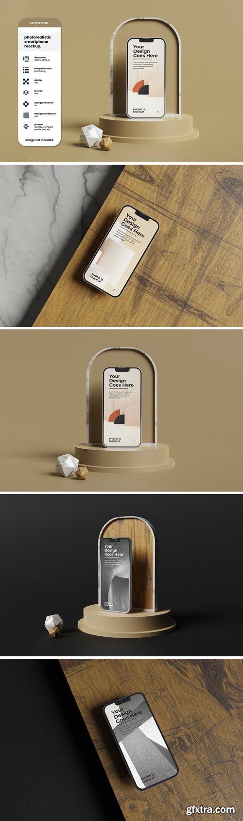 Photorealistic Smartphone Mockup