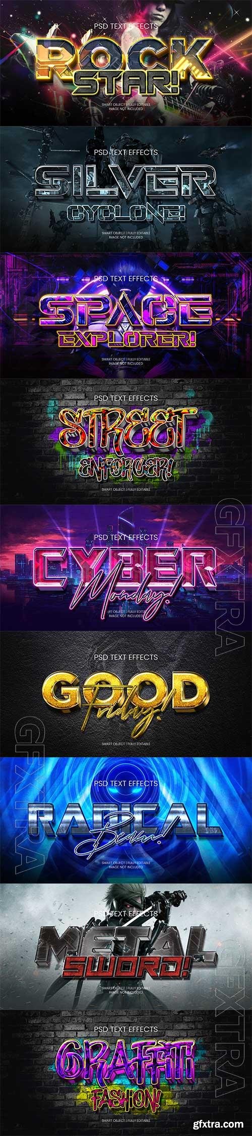 Psd text effect set vol 582