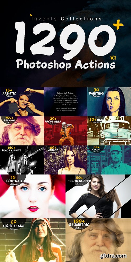 1290+ Photoshop Actions