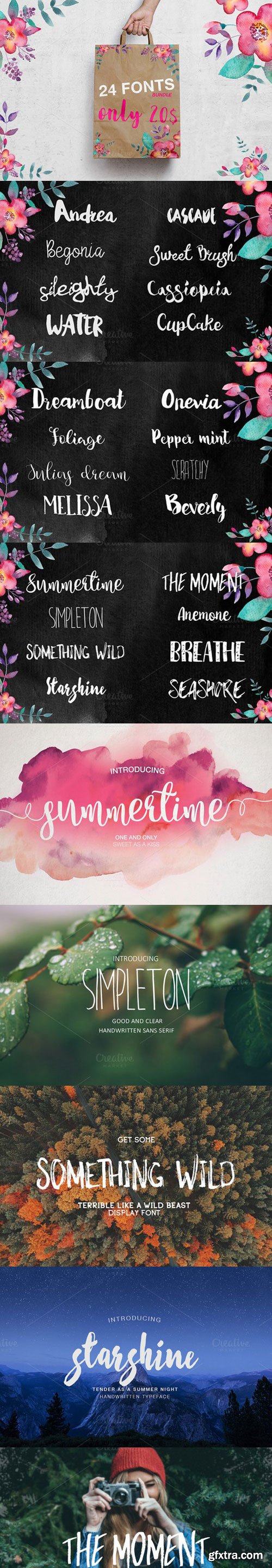 24 Fonts Bundle