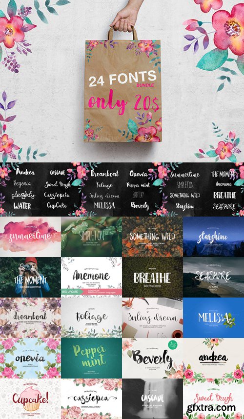 24 Fonts Bundle