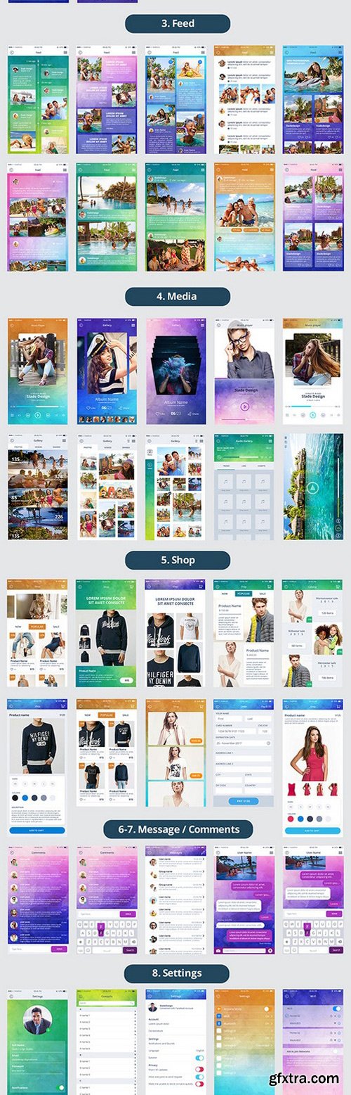 ColorChaos IOS Mobile UI kit