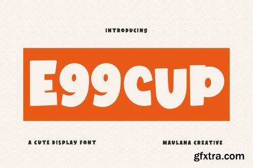 Eggcup Cute Display Font