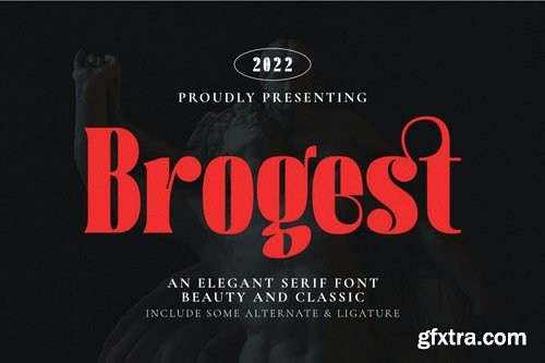 Brogest Modern Font