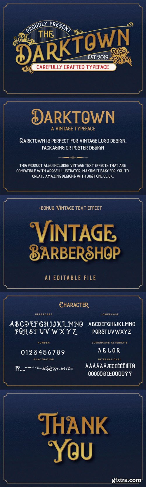 Darktown - Vintage Carefully Crafted Typeface