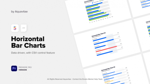 Videohive - CSV Driven Corporate Horizontal Bar Charts l MOGRT for Premiere Pro - 37357695 - 37357695