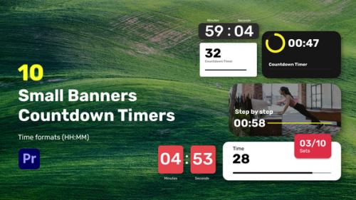 Videohive - Small Banners Countdown Timers for Premiere Pro - 37366511 - 37366511