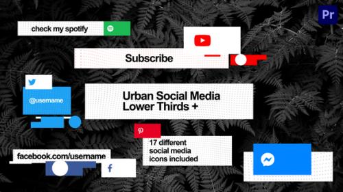 Videohive - Urban Social Media Lower Thirds | For Premiere Pro - 37374940 - 37374940