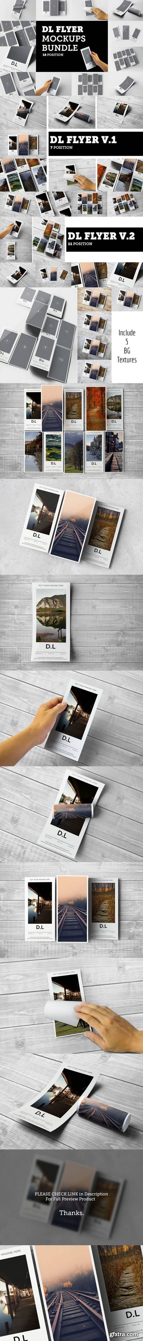 DL Flyer Mockups Bundle